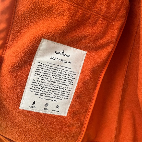 Stone Island Soft Shell Mens Jacket Size L - Picture 4 of 7